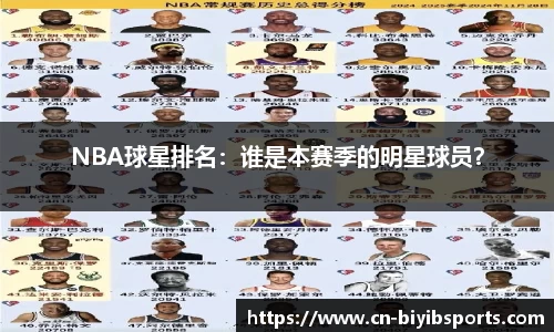 NBA球星排名：谁是本赛季的明星球员？